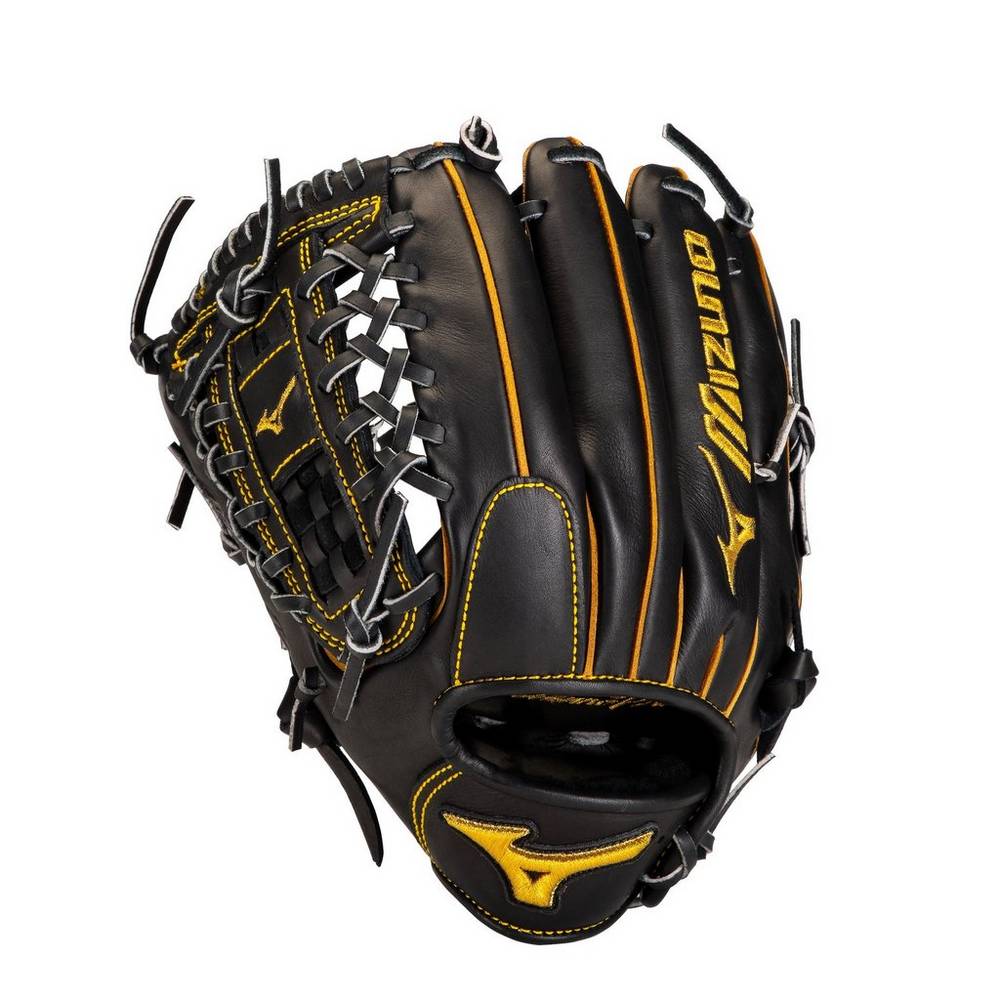 Mizuno Pro Pitcher’s 12" - Deep Pocket - Erkek Eldiven - Siyah Türkiye (JOCIZD-694)